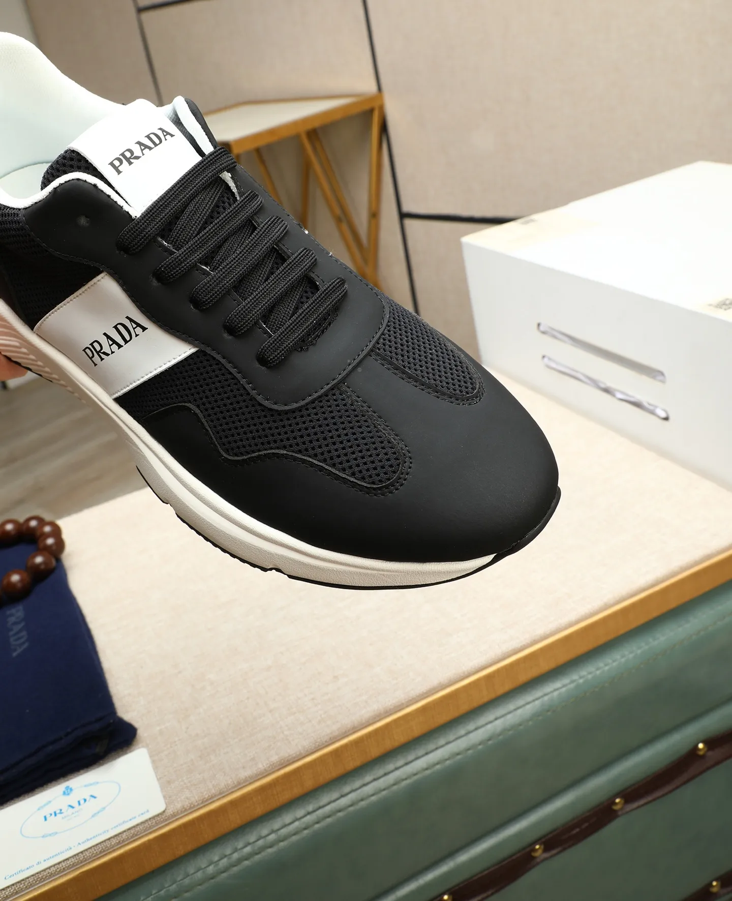 Men's men's shoes💰460🌹🌹[PRADA—Prada] new model🙈original replica! 👟👟👟The uppers are made of top-notch workmanship from Italy🇮🇹Imported calfskin❗️Genuine leather lining@Suitable for travel, the original version has an enlarged engraved sole, making it suitable for all kinds of travel, showing low-key luxury. Let quality speak for itself. Color: Size: 38-44